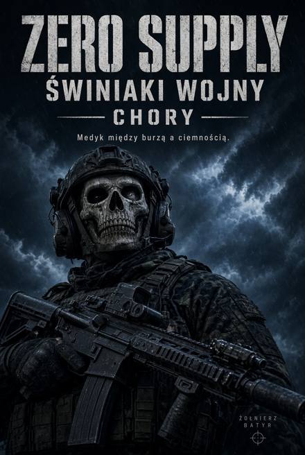 Okładka powieści Świniaki Wojny. Chory